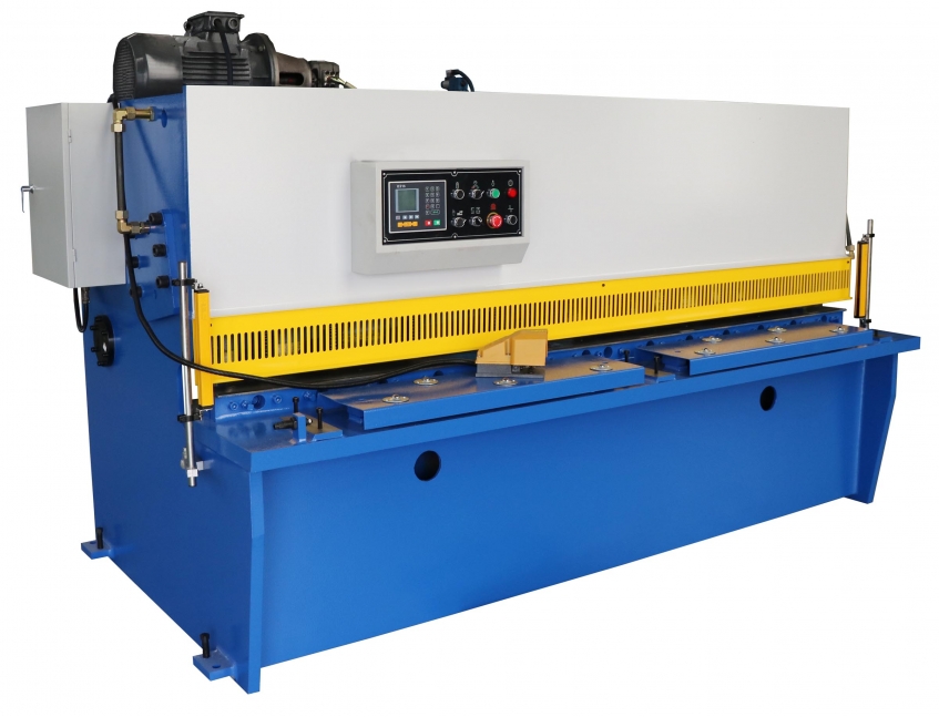 QC12Y-10x2500 hydraulic swing beam shearing machine